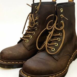 Dr. Martens Dark Brown Leather Boots